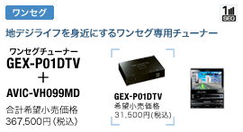 ZO`[i[ GEX-P01DTV + AVIC-VH099MD