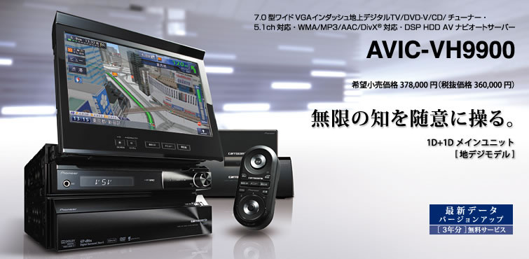 ラインアップ | AVIC-VH9900