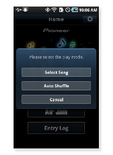 Play mode select page
