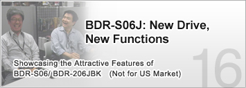 BDR-S06J: New Drive, New Functions