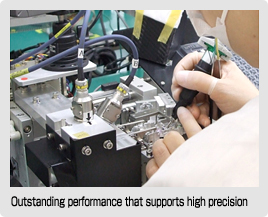 Outstanding performance that supports high precision