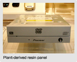 Plant-derived resin panel